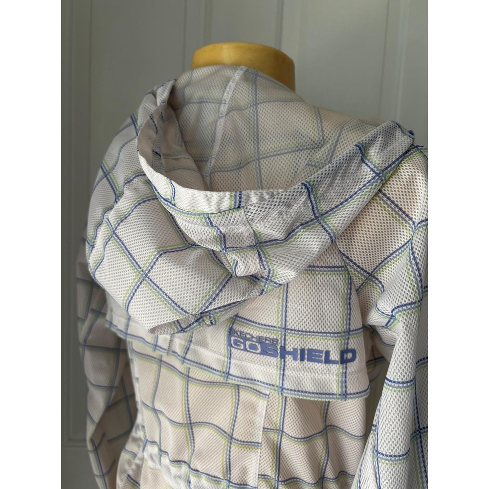 Skechers women's GOshield Jubilee Jacket. Sz XS Green& Blue plaid (204) - Picture 7 of 10
